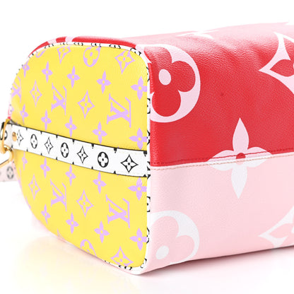 Louis Vuitton Monogram Giant Speedy Bandouliere 30 Rouge 8 of 9