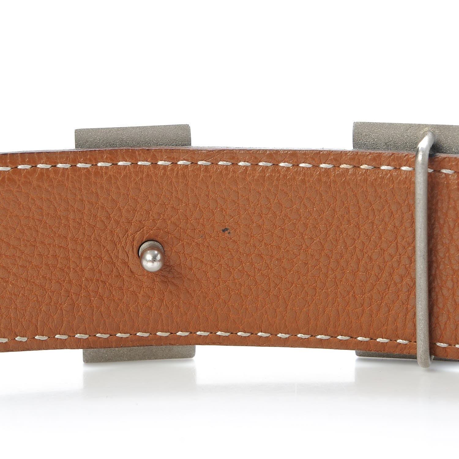 Hermes Box Togo 32mm H Belt 90 Black Gold 6 of 9