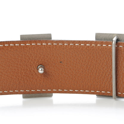 Hermes Box Togo 32mm H Belt 90 Black Gold 6 of 9