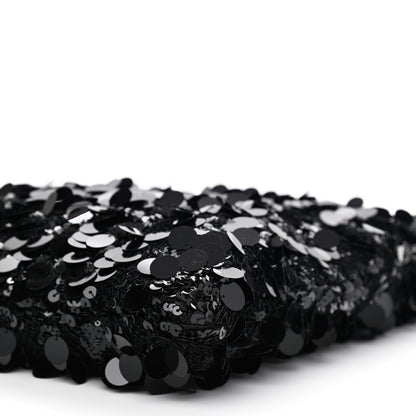 Chanel Sequin Shopping Tote Black 10 of 12