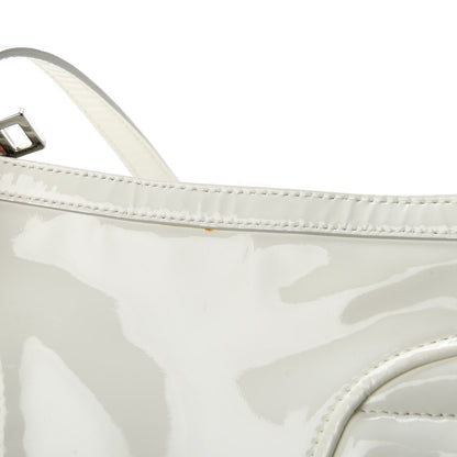 Burberry Patent Calfskin Crossbody Bag White 11 of 11