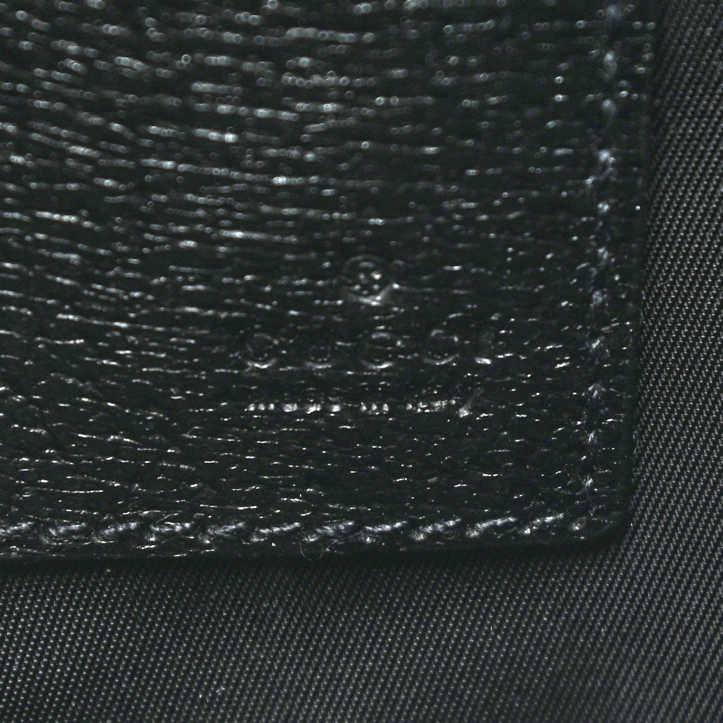 Econyl Nylon Monogram Off The Grid Zip Pouch Black