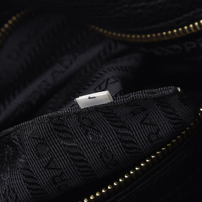 Prada Vitello Daino Tote Nero Black 8 of 13