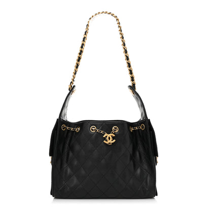 Chanel Caviar Quilted Small Chanel 25 Handbag Black 1 of 11