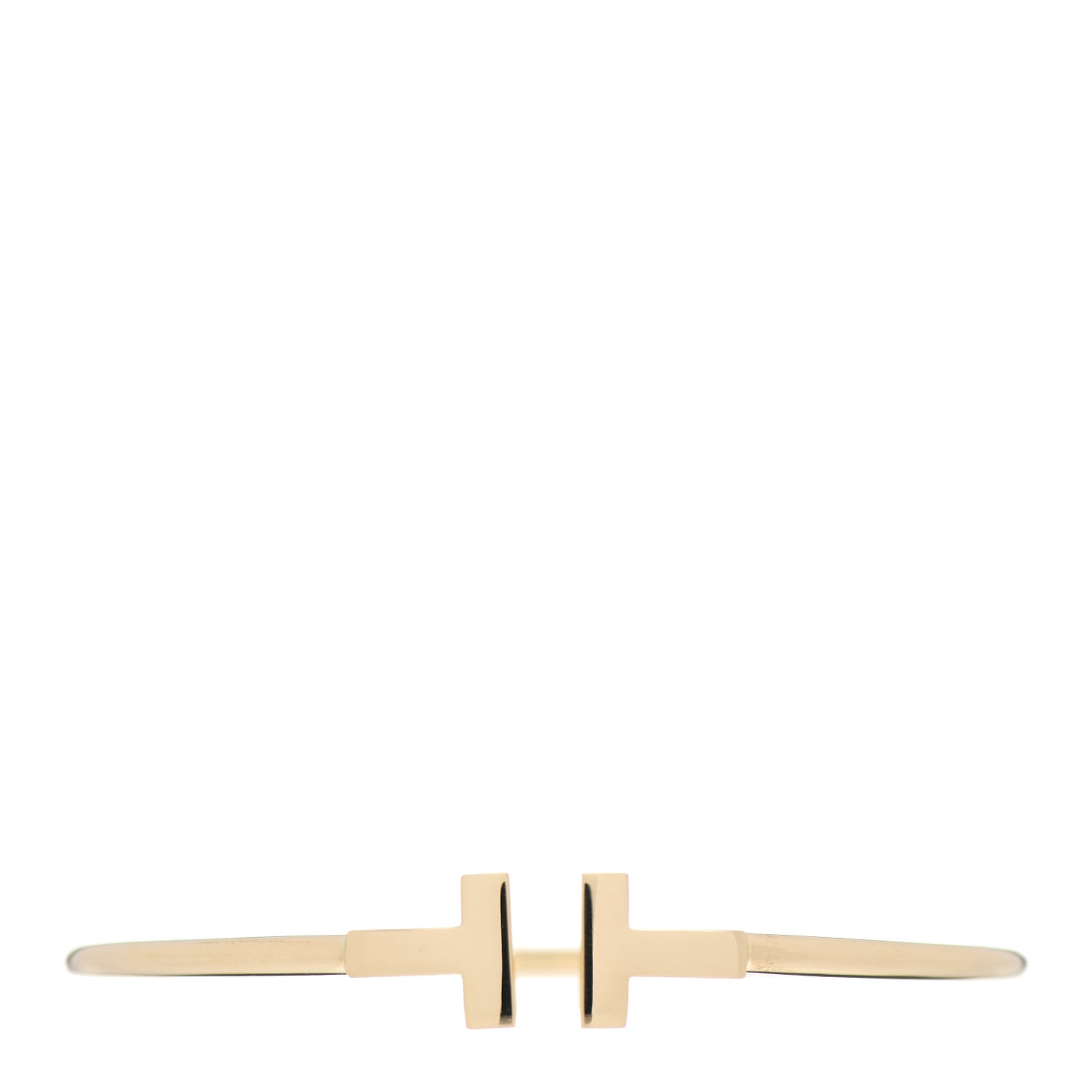 18K Yellow Gold T Wire Bracelet