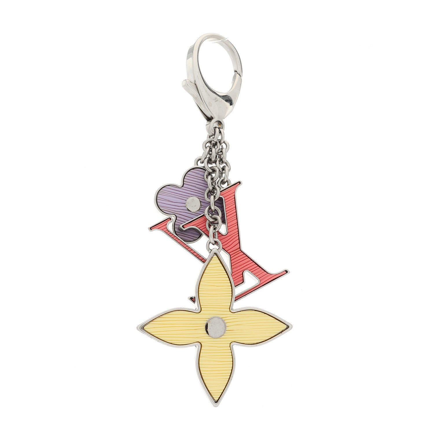 Louis Vuitton Fleur d Epi Bag Charm Pastels 3 of 4
