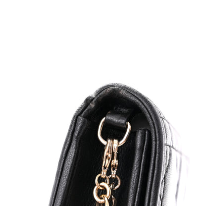 Christian Dior Lambskin Cannage Lady Dior Pouch Black 20 of 20