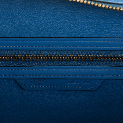 Celine Palmelato Mini Luggage Electric Blue 7 of 8