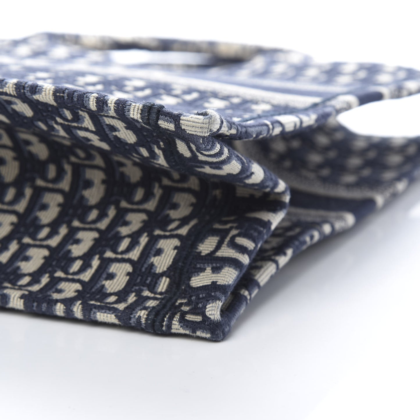Oblique Book Tote Blue Multicolor