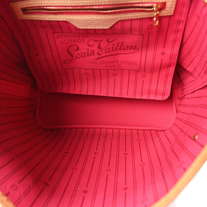 Louis Vuitton Monogram My LV Heritage Neverfull MM Fuchsia White 6 of 10