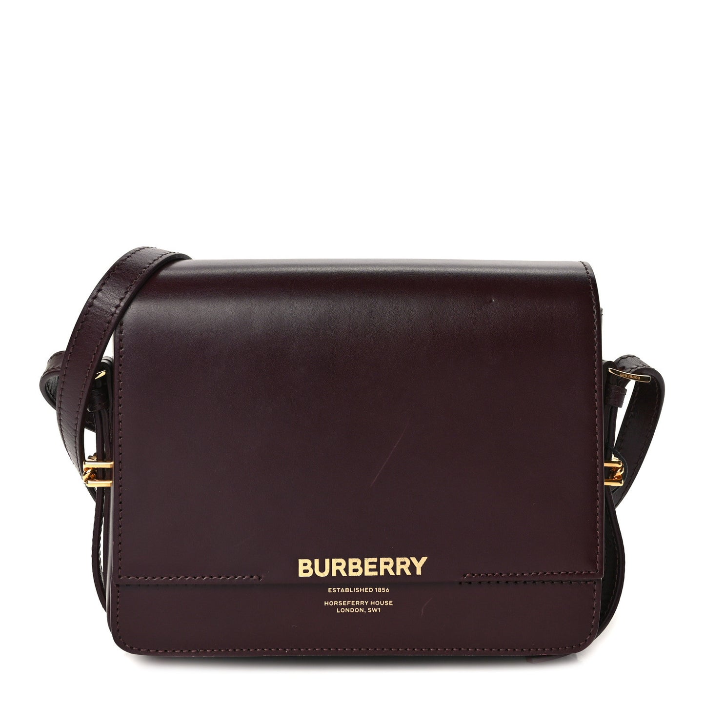 Smooth Calfskin Small Grace Bag Oxblood