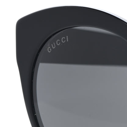 Gucci Round GG Sunglasses GG0028S Black 8 of 9