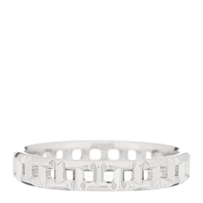 Tiffany 18K White Gold Narrow T True Band Ring 55 7.25 3 of 4