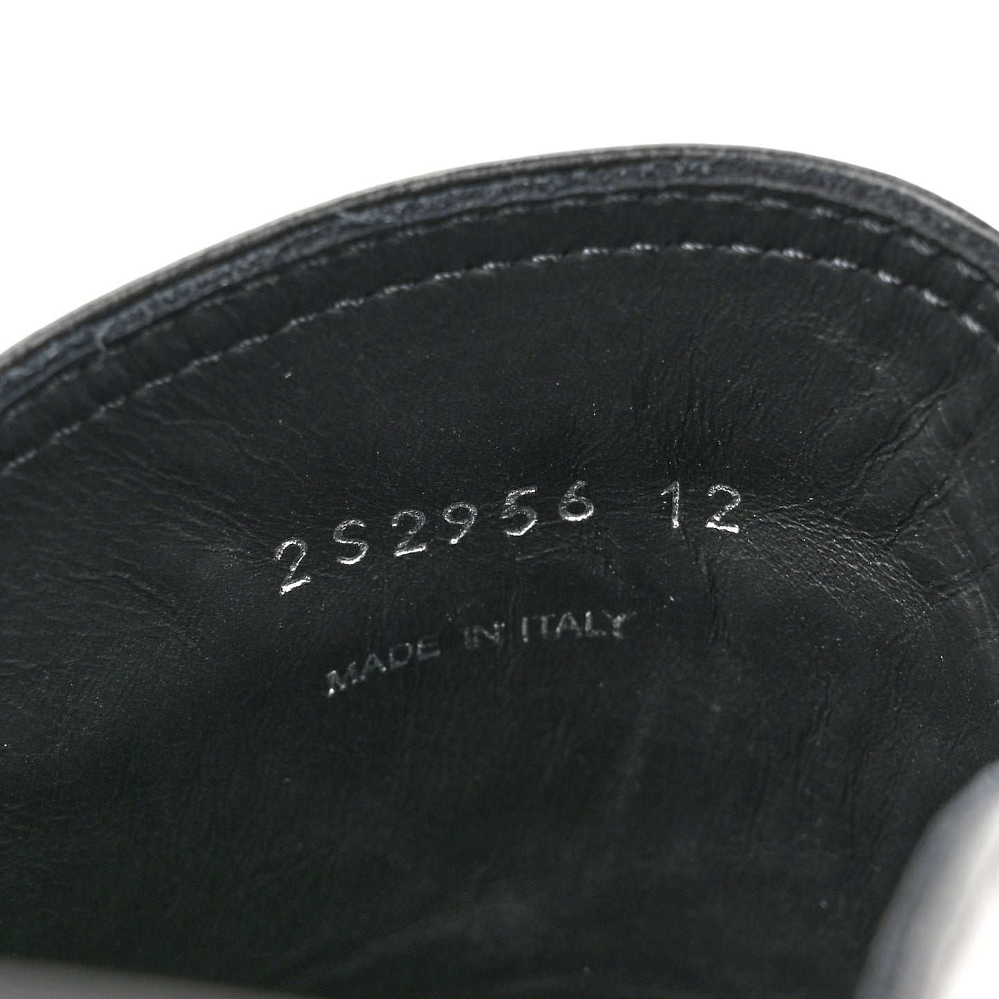 City Calfskin Triangle Mens 20mm Flat Mules 12 Black