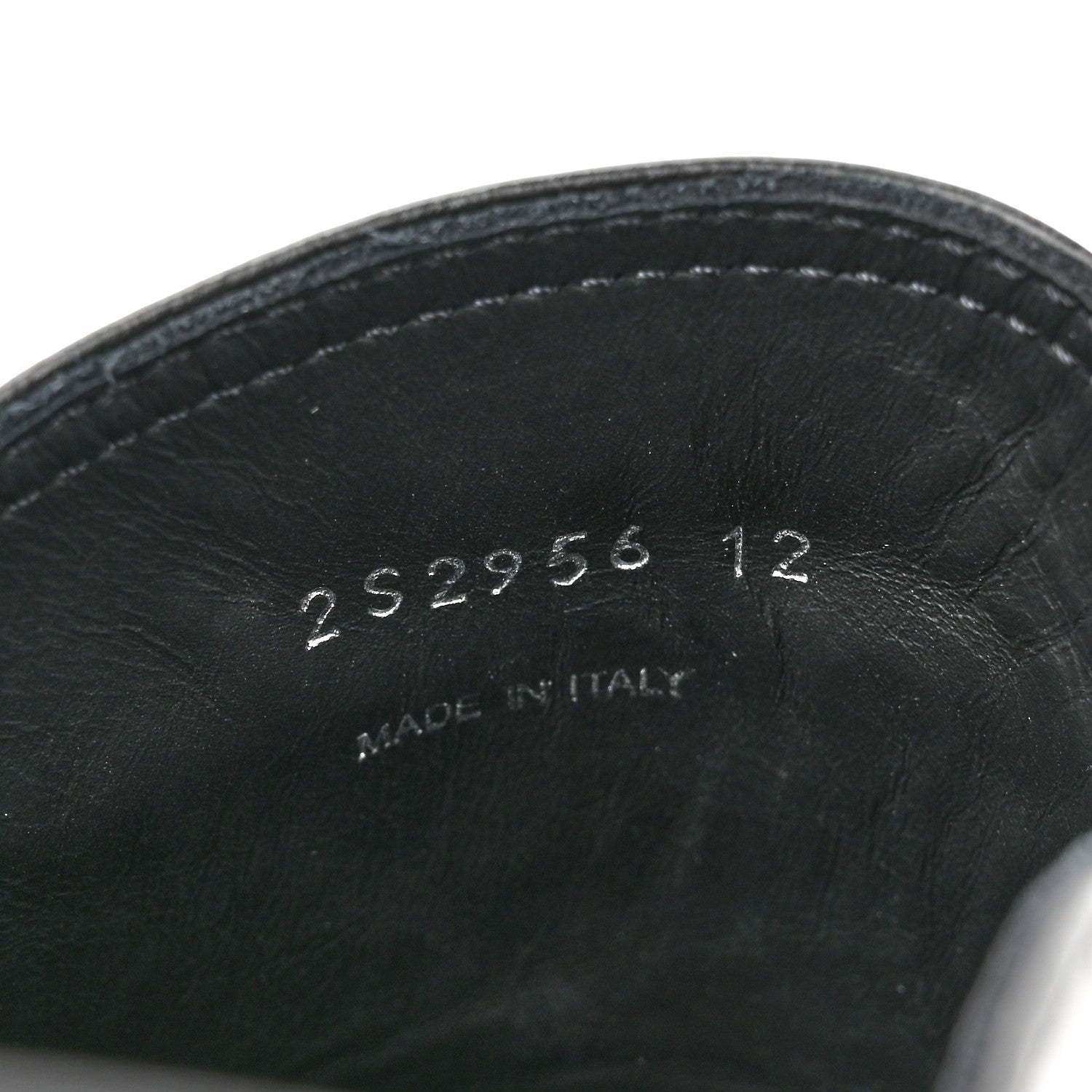 Prada City Calfskin Triangle Mens 20mm Flat Mules 12 Black 8 of 10