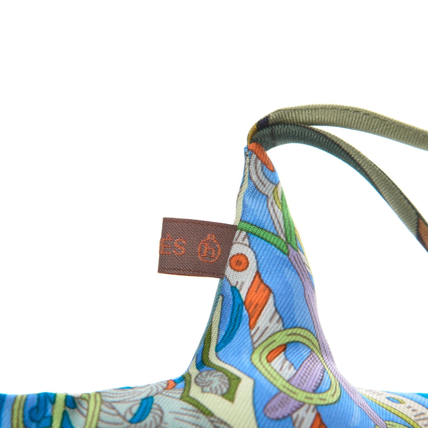 Hermes Silk Petit H Star Ornament Charm 4 of 4