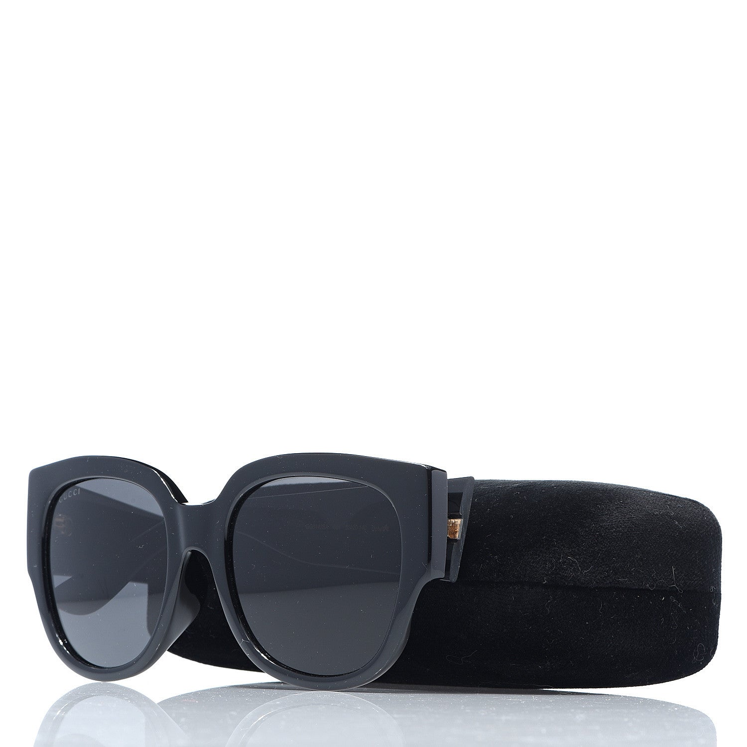 Gucci Acetate Square Frame Sunglasses GG0142SA Black 9 of 9