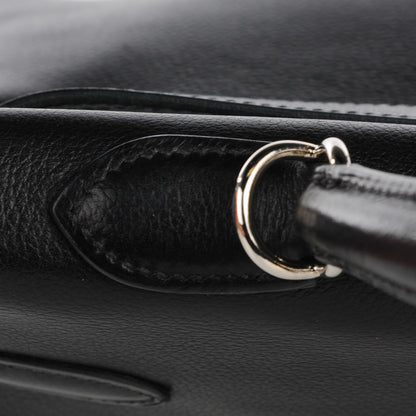 Hermes Evergrain Kelly Retourne 35 Black 12 of 19