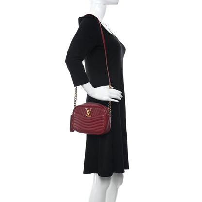 Louis Vuitton Calfskin New Wave Camera Bag Red 2 of 9