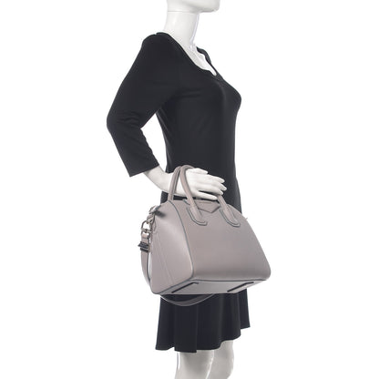 Givenchy Sugar Goatskin Small Antigona Pearl Grey 2 of 14