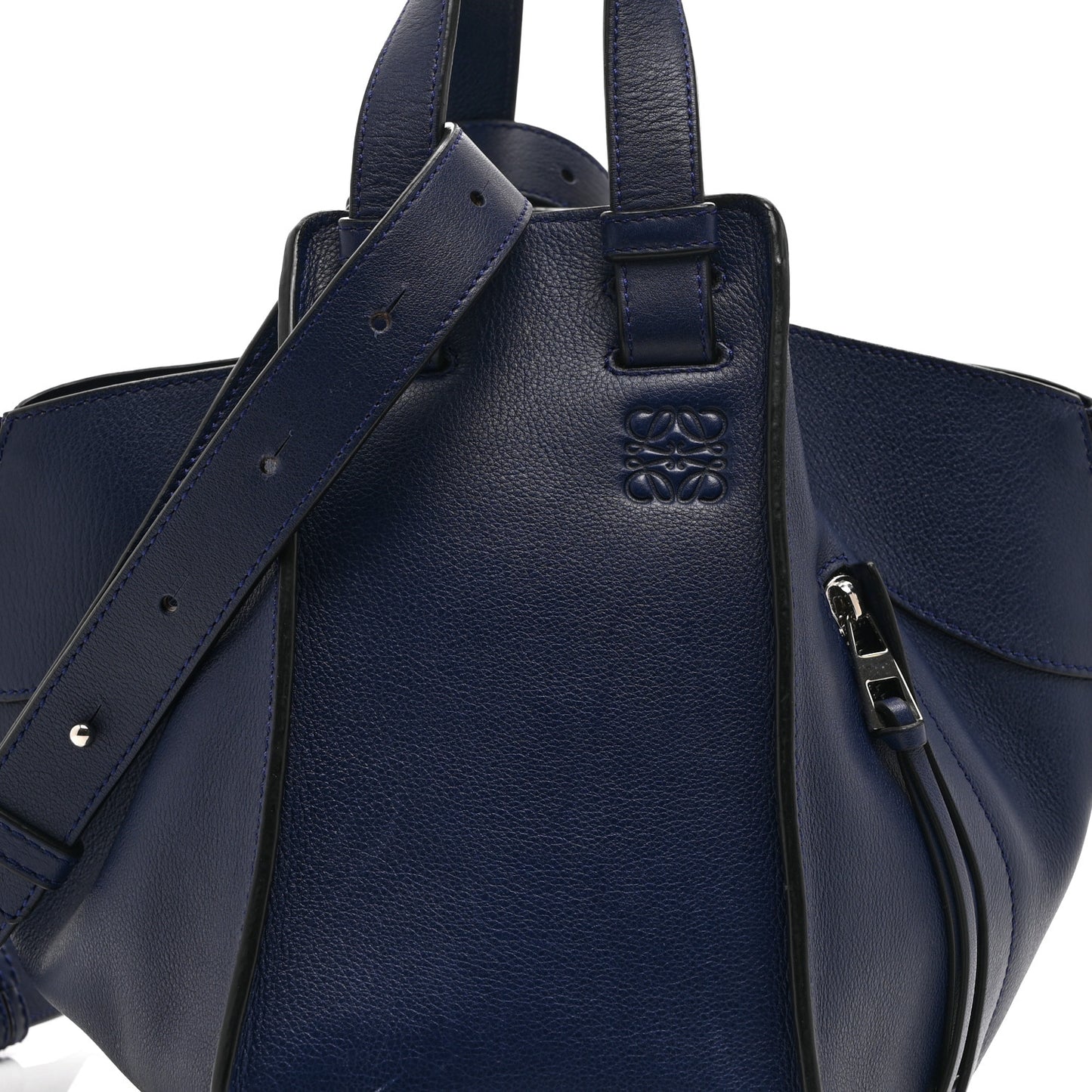 Calfskin Small Hammock Shoulder Bag Marine
