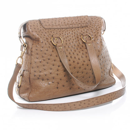 Saint Laurent Ostrich Muse Messenger 3 of 7