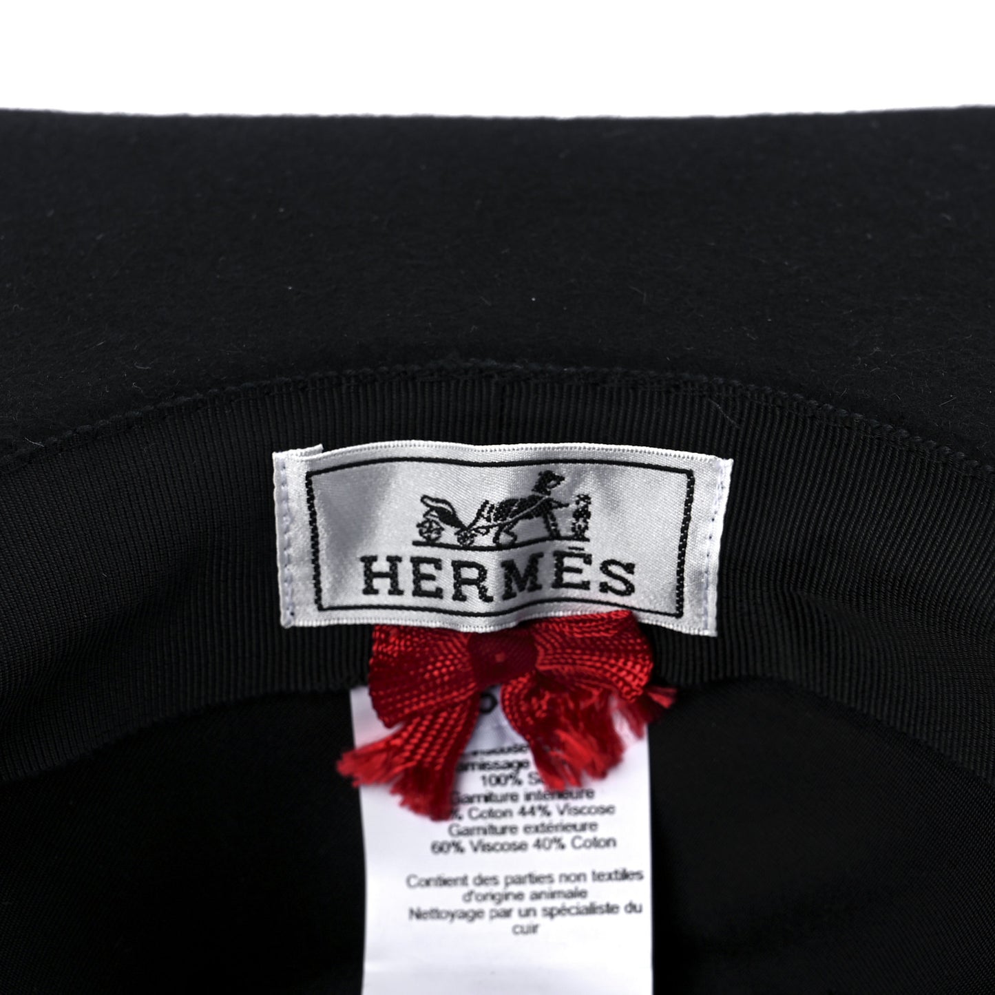 Rabbit Felt Faubourg Love Hat 57 Black