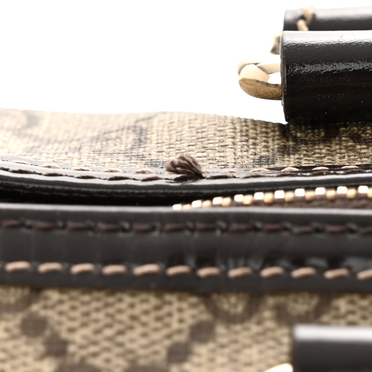 Gucci Monogram Canvas Medium Joy Boston Dark Brown 11 of 11
