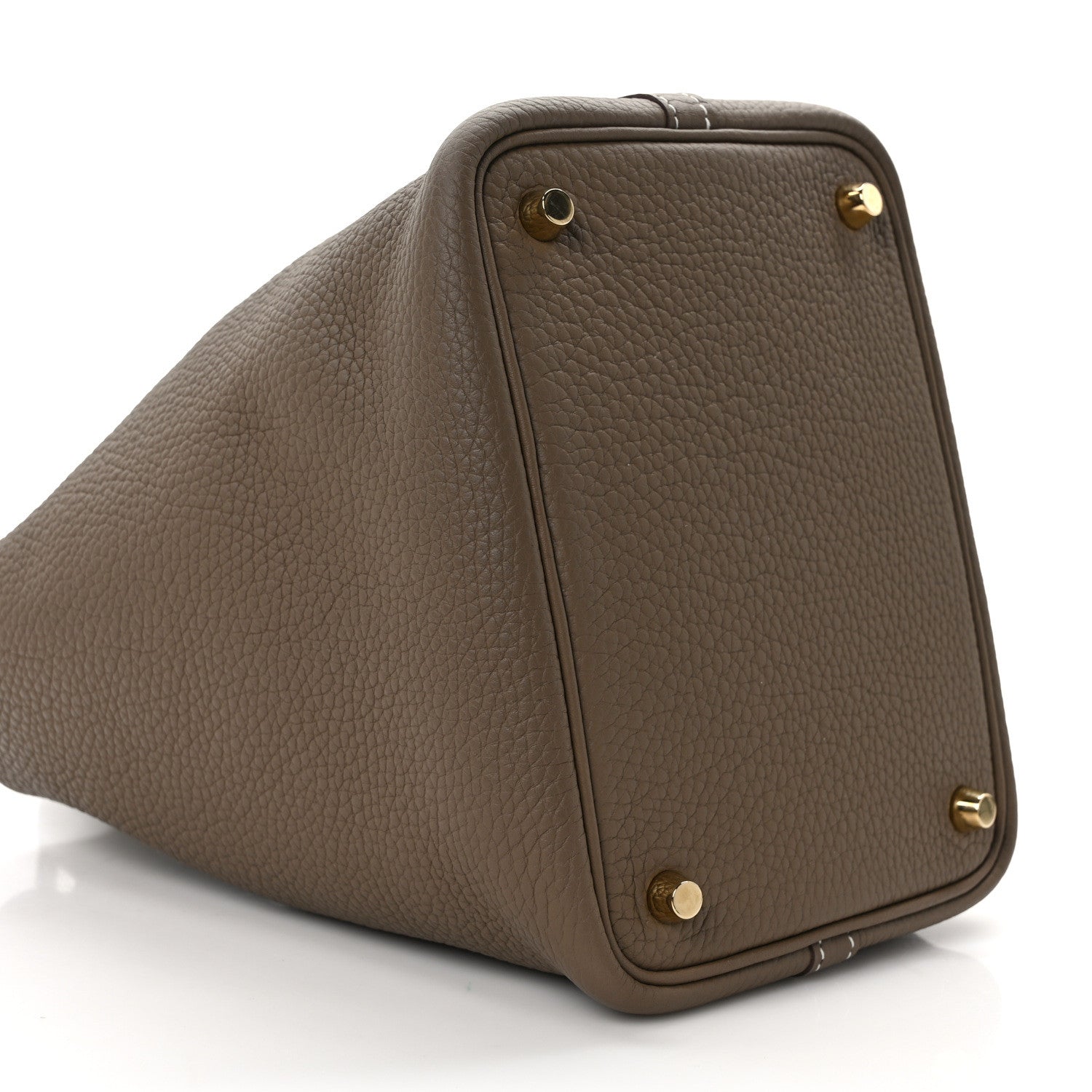 Hermes Taurillon Clemence Picotin Lock 18 PM Etoupe 8 of 12