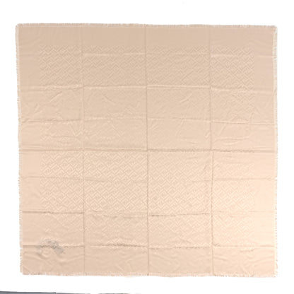 Fendi Silk Wool FF Shawl Blush 1 of 3