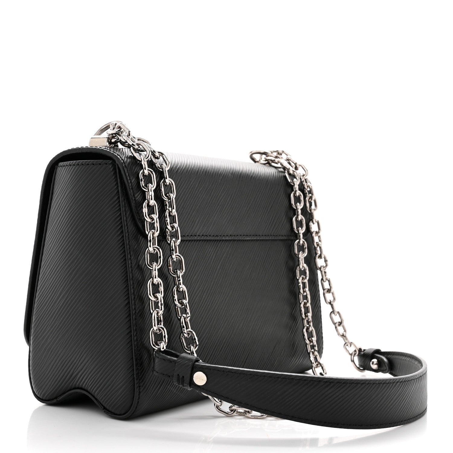 Louis Vuitton Epi Twist Shoulder Bag MM Black 4 of 11