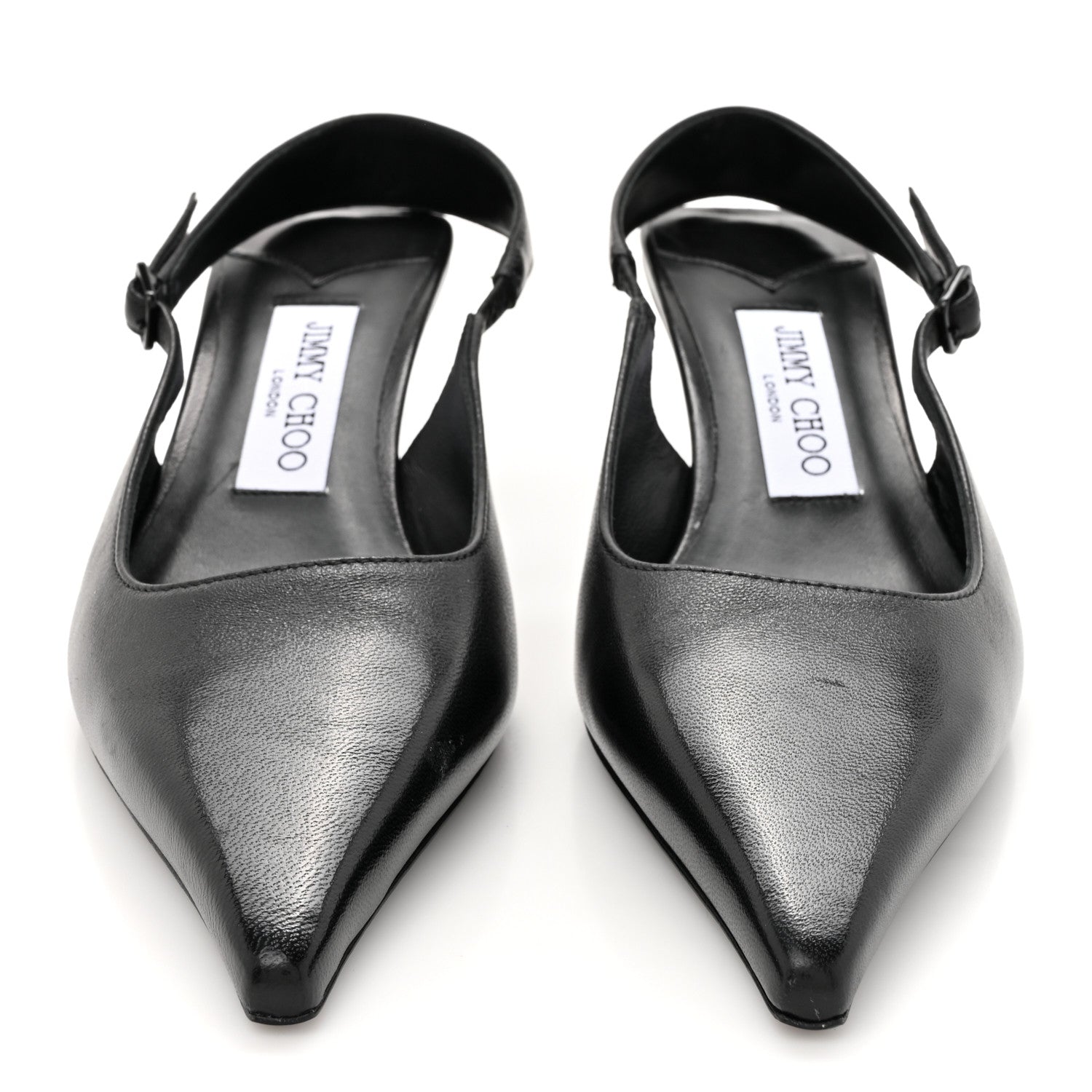 Jimmy Choo Nappa Amel 50 Slingback Pumps 36.5 Black 3 of 13