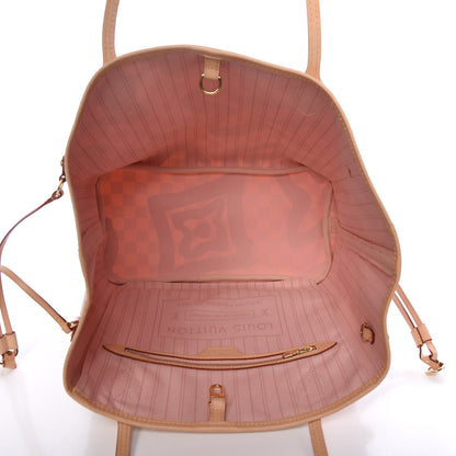 Louis Vuitton Damier Azur Tahitienne Neverfull MM 5 of 9