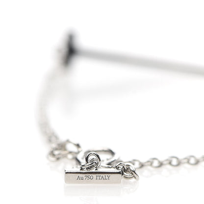 Tiffany 18K White Gold T Smile Bracelet 4 of 5