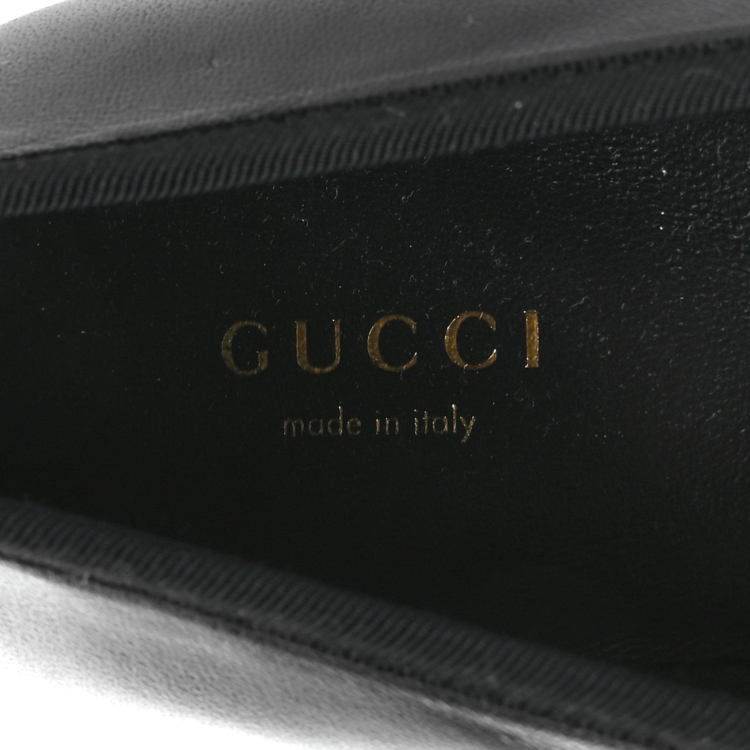 Gucci Malaga Kid Jarret Ballet Flats 39 Black White 8 of 9
