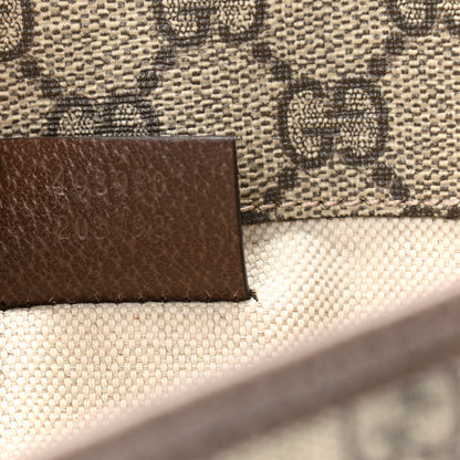 Gucci GG Supreme Monogram Neo Vintage Web Belt Bag Brown 8 of 16