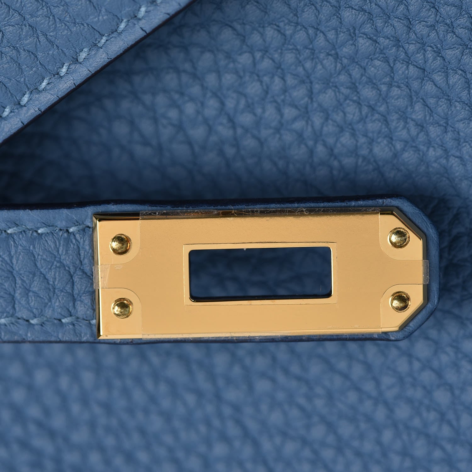 Hermes Togo Kelly Retourne 25 Azur 11 of 31