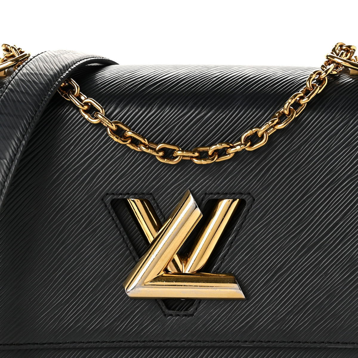 Epi Twist Shoulder Bag MM Black