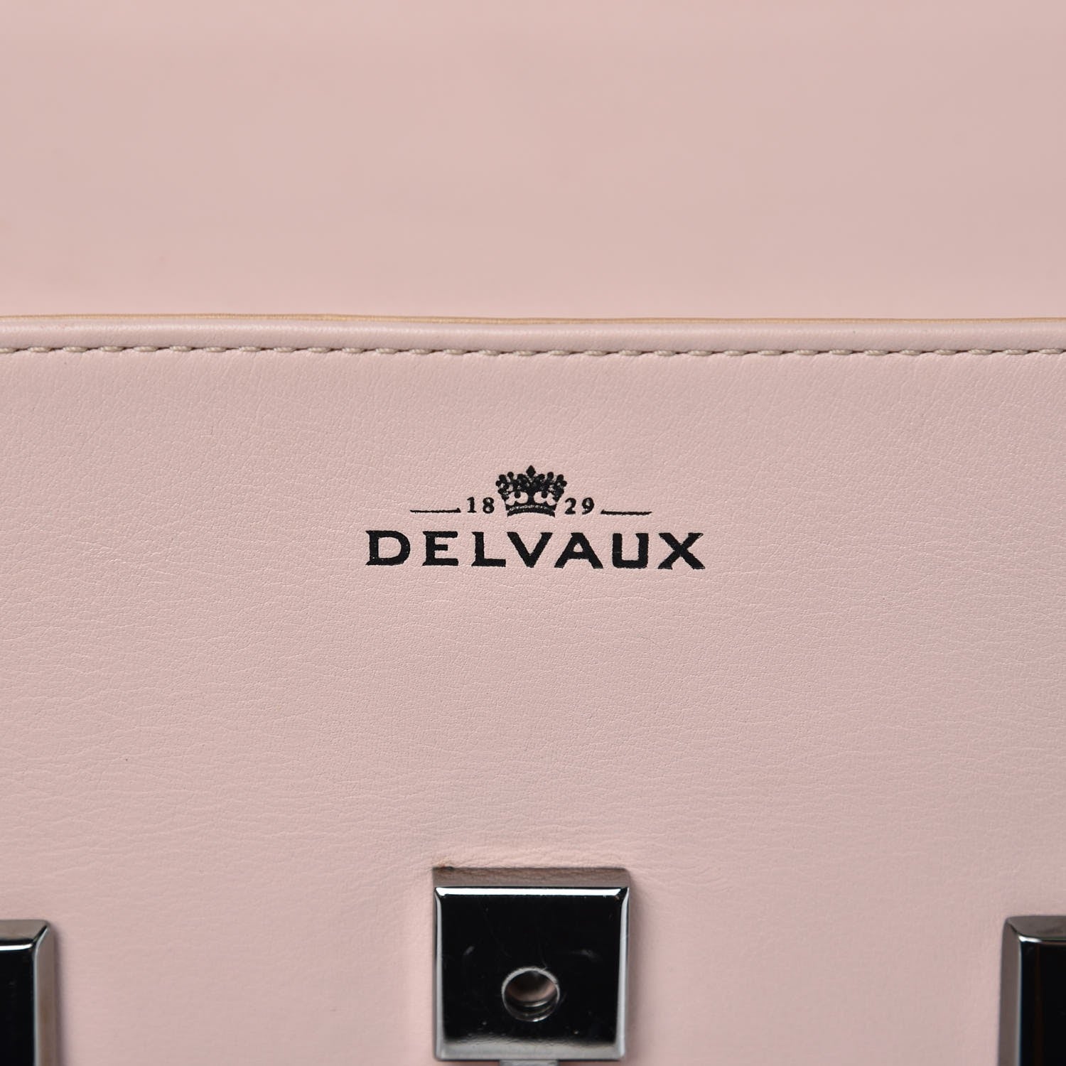 Delvaux Calfskin GM Tempete Satchel Nude 6 of 18