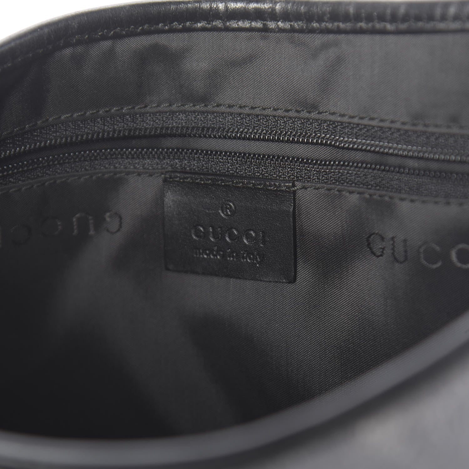 Gucci Velvet Calfskin Jackie O Hobo Grey Black 6 of 9