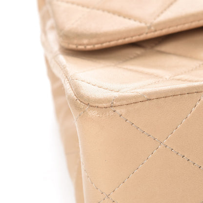 Chanel Lambskin Quilted Small Double Flap Beige 13 of 16
