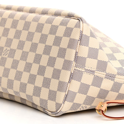 Louis Vuitton Damier Azur Neo Neverfull MM Rose Ballerine 14 of 17