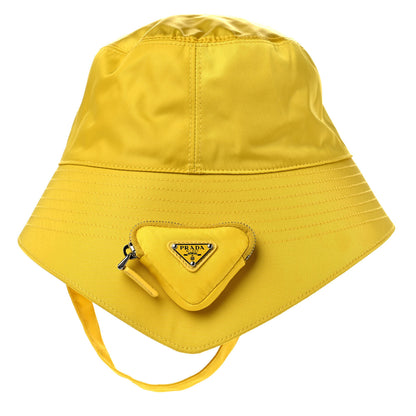 Prada Re-Nylon Mens Multifunctional Bucket Hat L Giallo 3 of 10