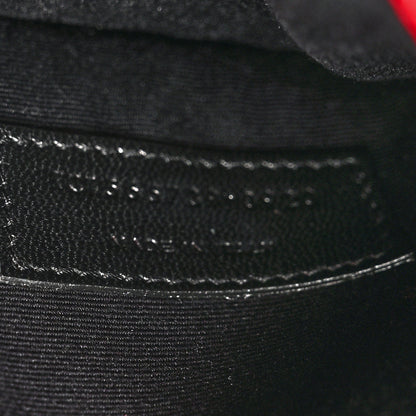 Saint Laurent Grain De Poudre Uptown Pouch Rouge Eros 6 of 10