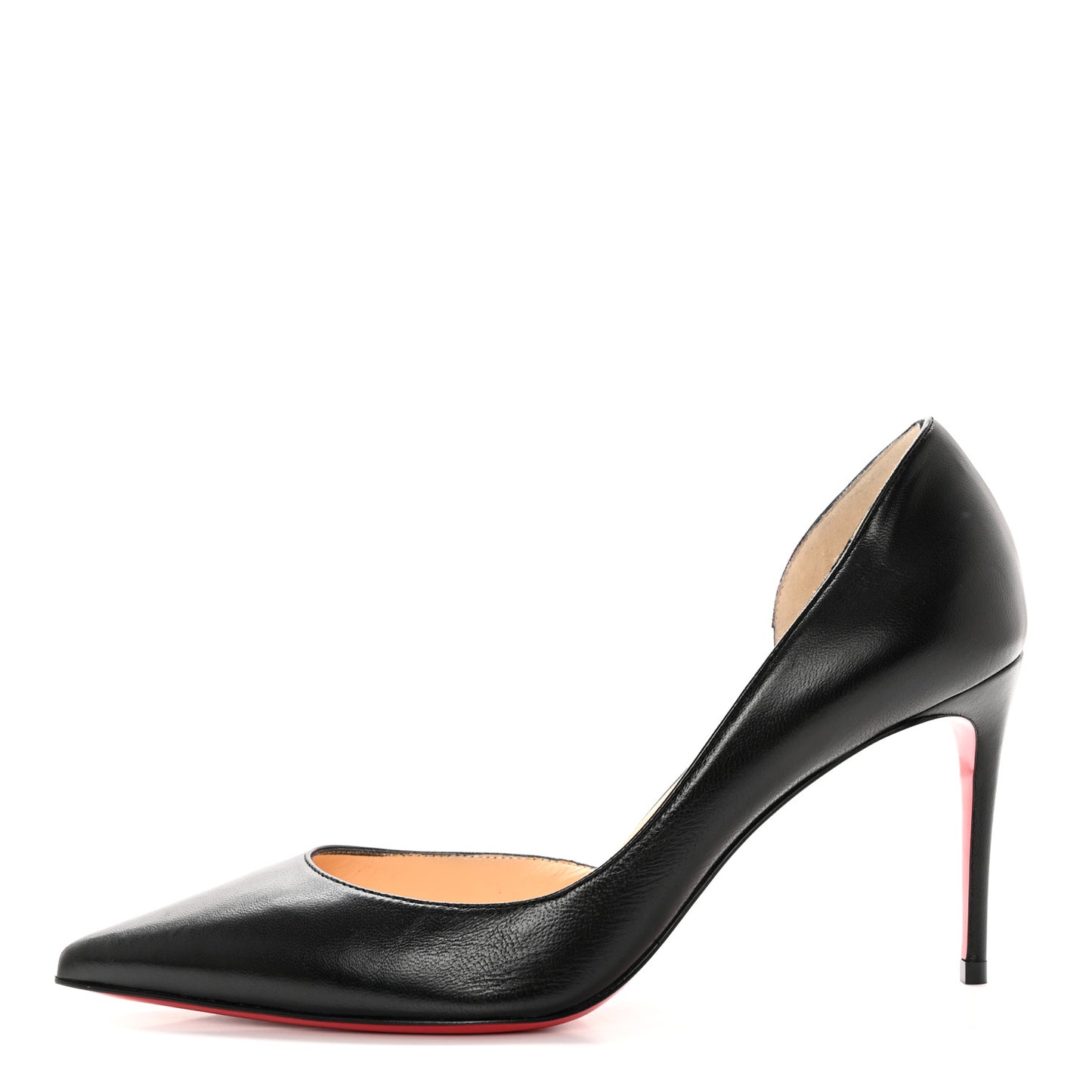 Shiny Nappa Iriza 85 Pumps 37.5 Black