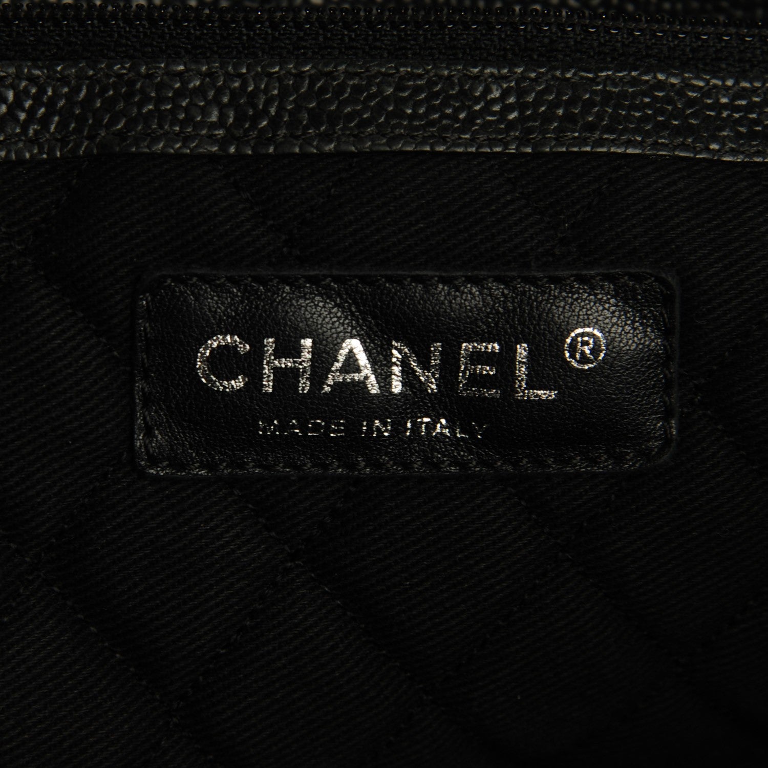 Chanel Distressed Caviar Outdoor Ligne Tote Black 6 of 7