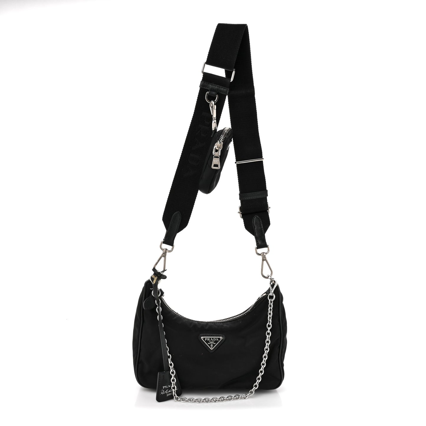 Nylon Re-Edition 2005 Shoulder Bag Black