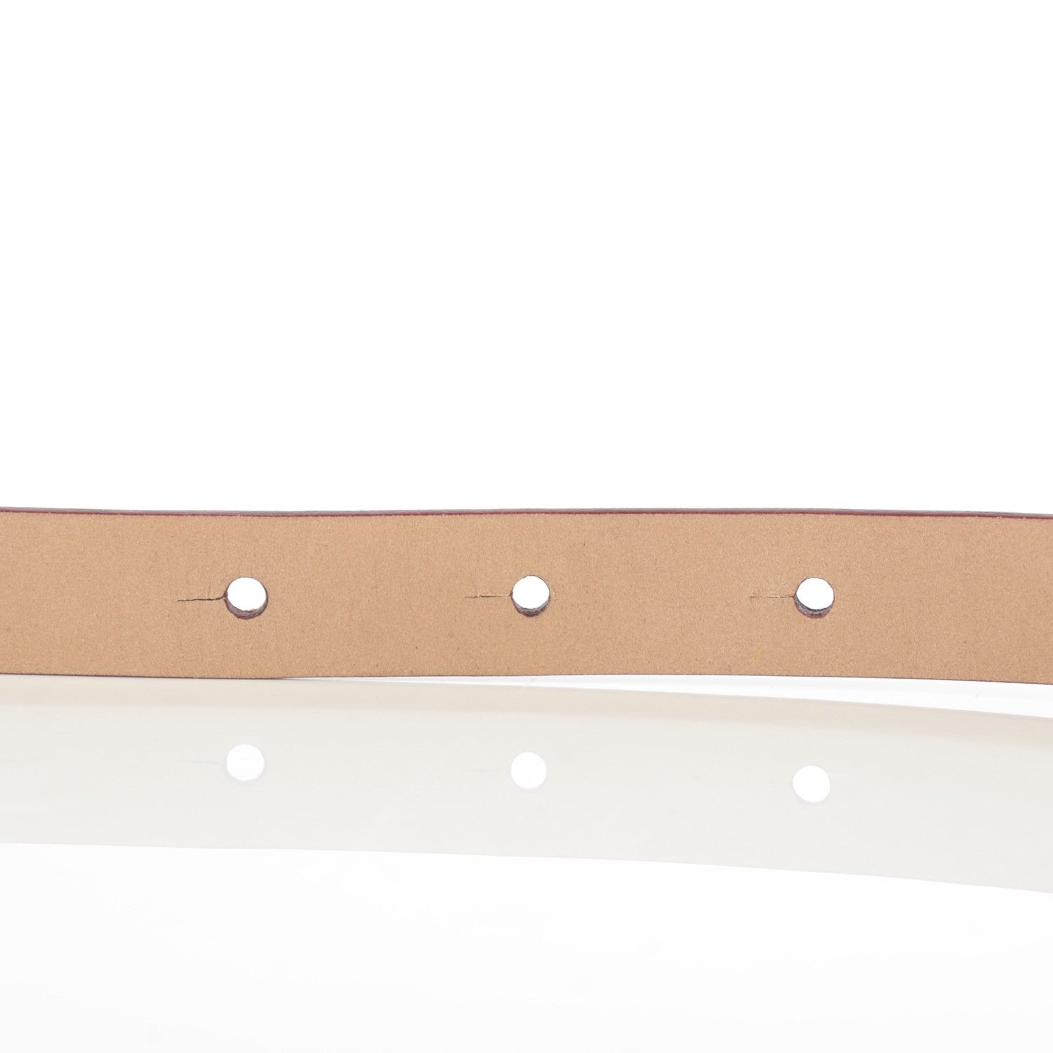 Chanel Patent Calfskin CC Logo Skinny Belt 95 38 Red 7 of 8