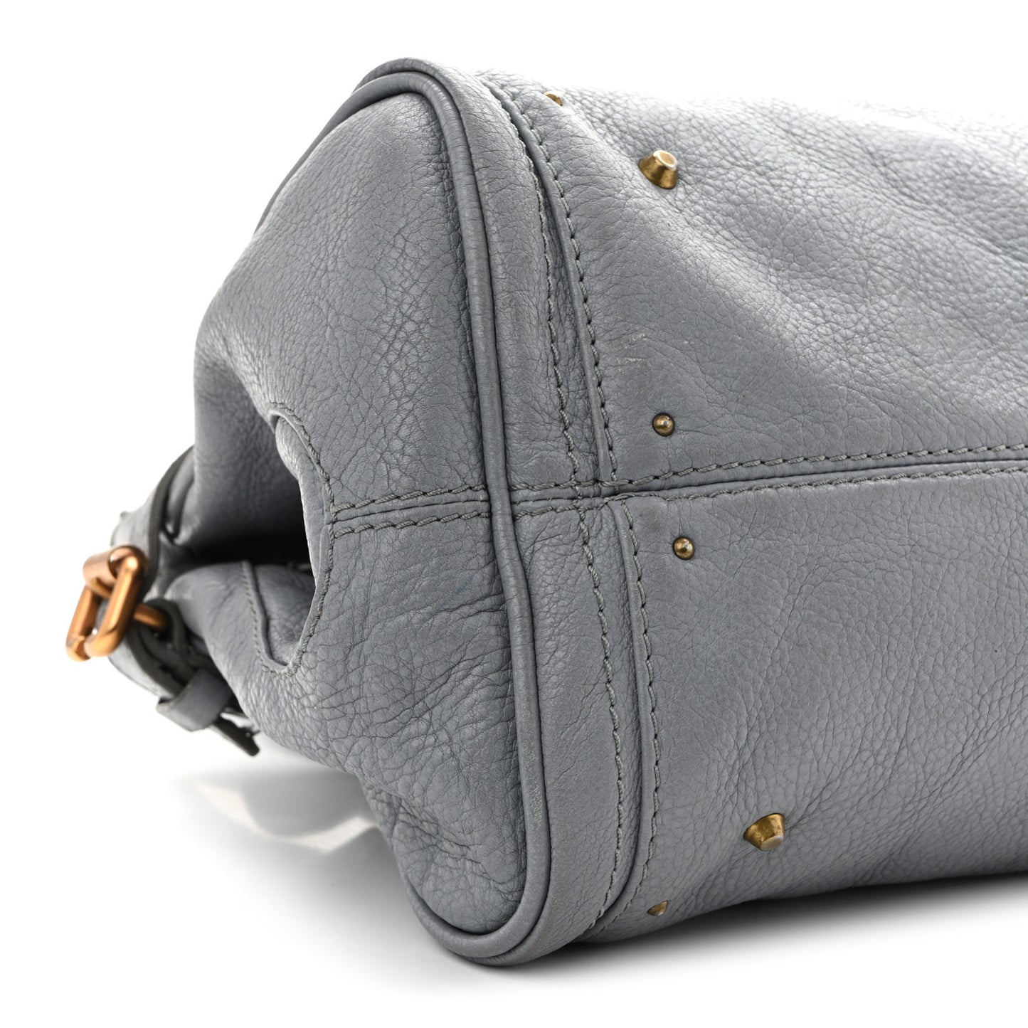 Calfskin Medium Paddington Satchel Blue