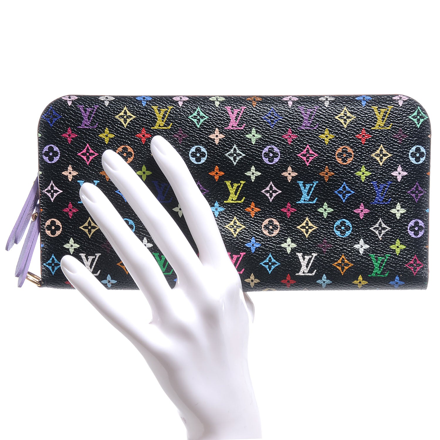 Louis Vuitton Monogram Multicolor Insolite Wallet Violet 2 of 8